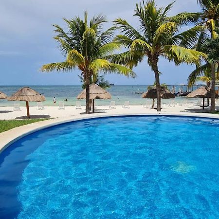Oceanfront Condo At Unique Location Cancún Buitenkant foto