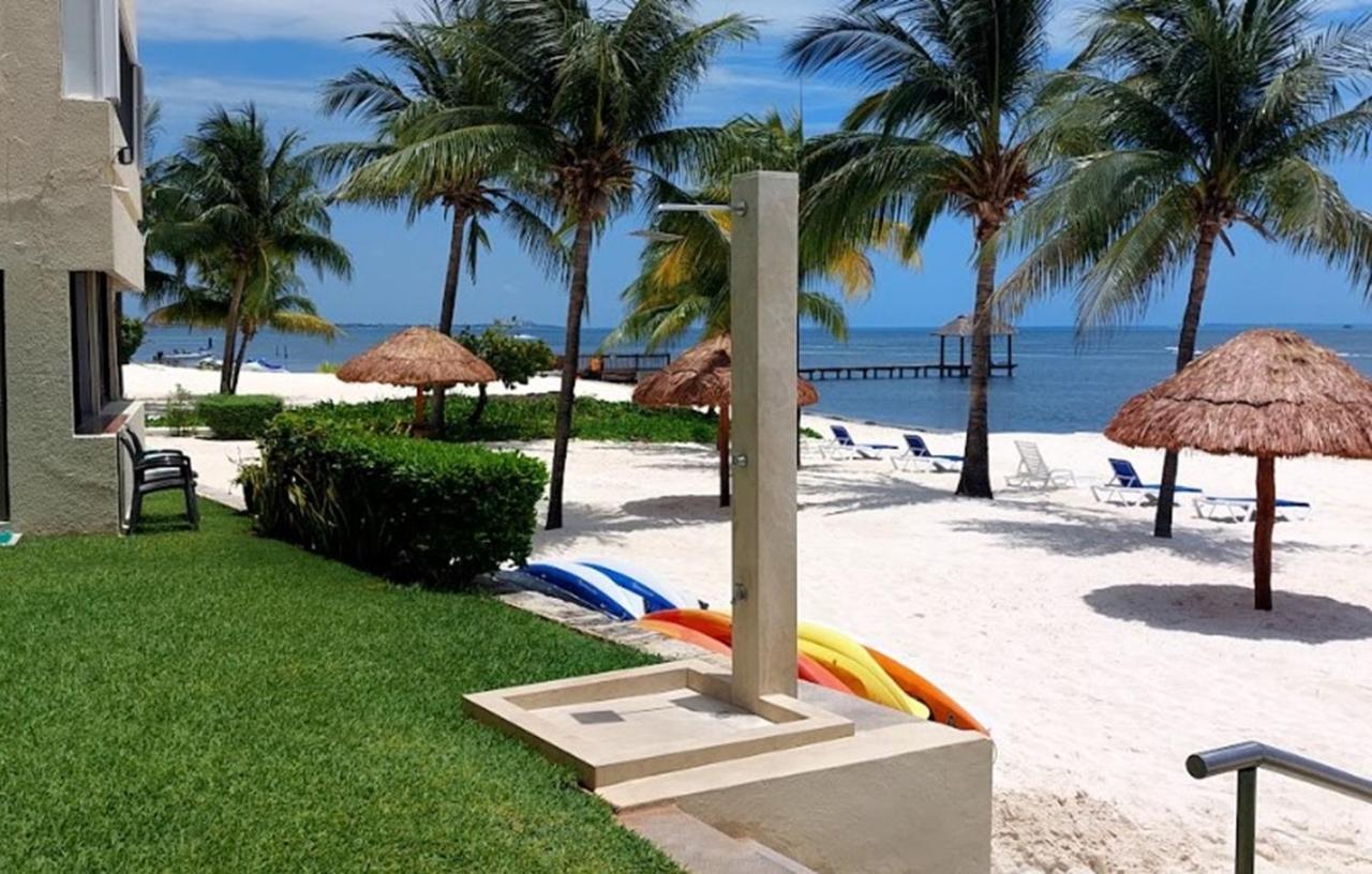 Oceanfront Condo At Unique Location Cancún Buitenkant foto